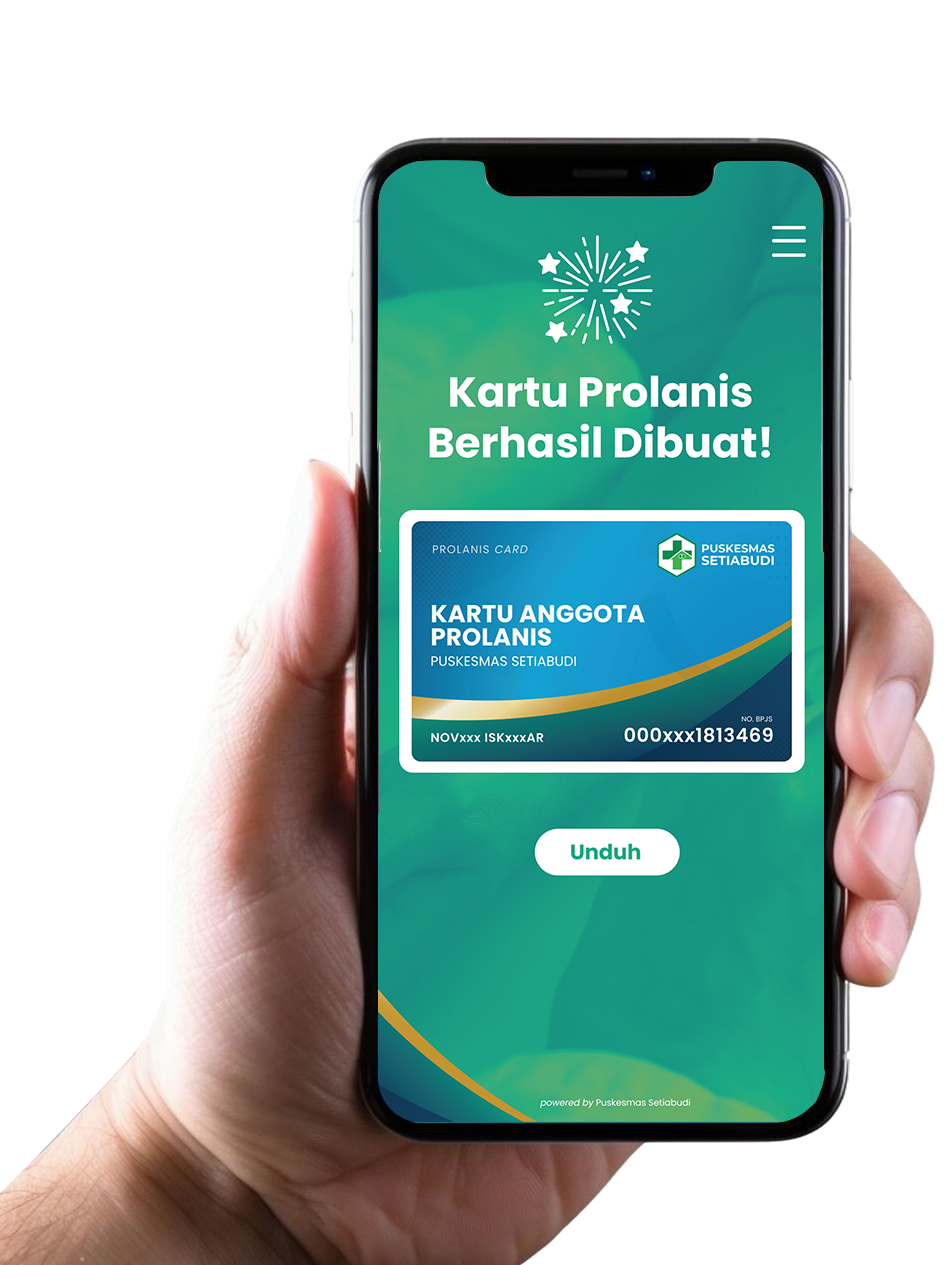 Phone showing card